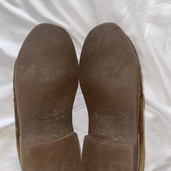 Clarks Desert Ankle Boots Men Size 11.5 Brown Beeswax Leather 15260‎ University